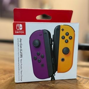 Nintendo Switch Joy-Con Purple and Orange